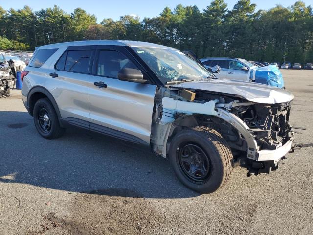 1FM5K8AB5LGB23072 - 2020 FORD EXPLORER POLICE INTERCEPTOR Argent photo 4