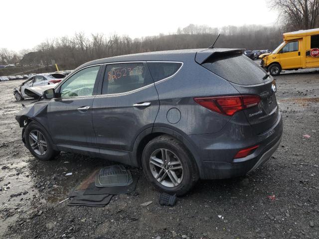 5XYZTDLB6JG560488 - 2018 HYUNDAI SANTA FE S GRAY photo 2