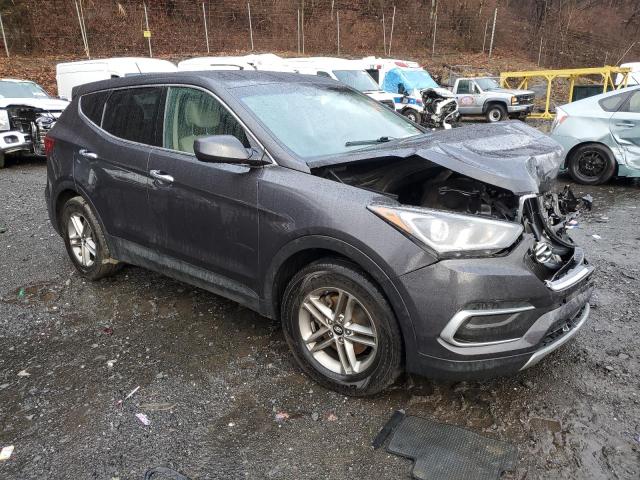 5XYZTDLB6JG560488 - 2018 HYUNDAI SANTA FE S GRAY photo 4