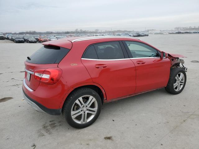 WDCTG4GBXFJ113846 - 2015 MERCEDES-BENZ GLA 250 4MATIC RED photo 3