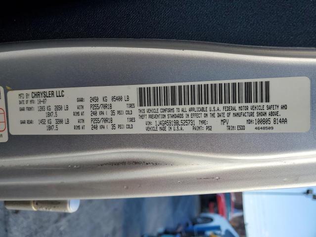 1J4GA59198L525731 - 2008 JEEP WRANGLER U SAHARA Gümüş foto 13