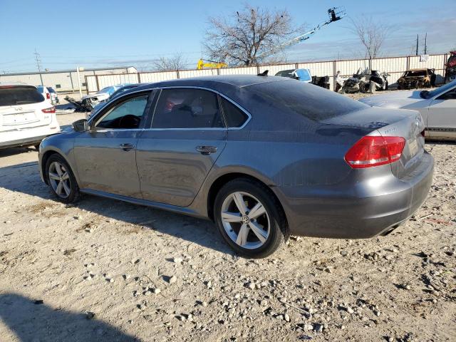 1VWBH7A38DC045935 - 2013 VOLKSWAGEN PASSAT SE GRAY photo 2