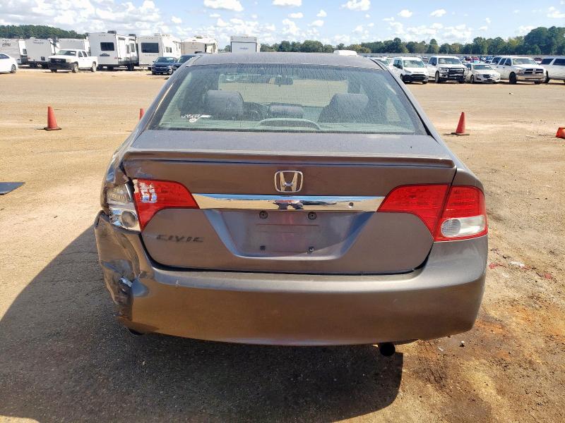 19XFA1F63AE009745 - 2010 HONDA CIVIC LX-S Մոխրագույն լուսանկար 6