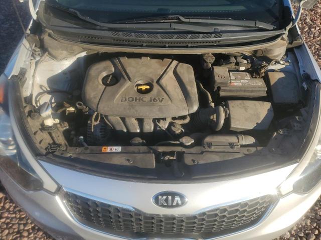 KNAFK4A66E5139491 - 2014 KIA FORTE LX SILVER photo 11