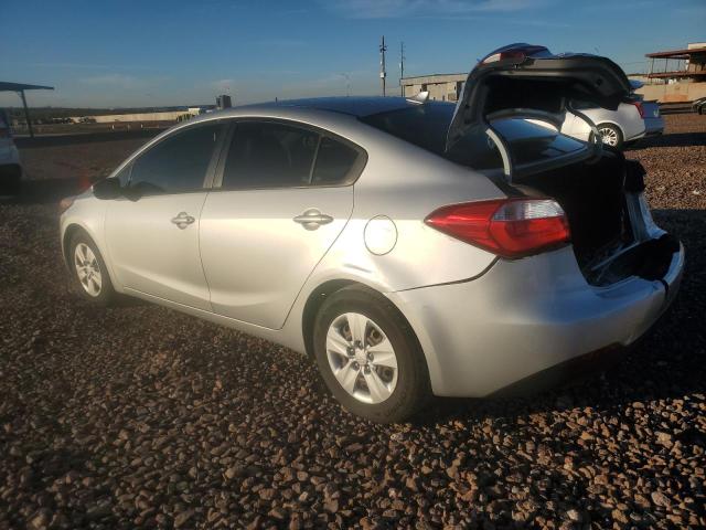 KNAFK4A66E5139491 - 2014 KIA FORTE LX SILVER photo 2