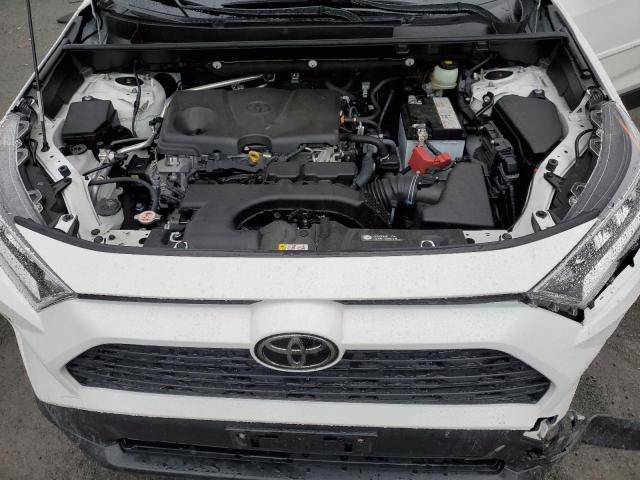 JTMP1RFV3KD040152 - 2019 TOYOTA RAV4 XLE WHITE photo 12