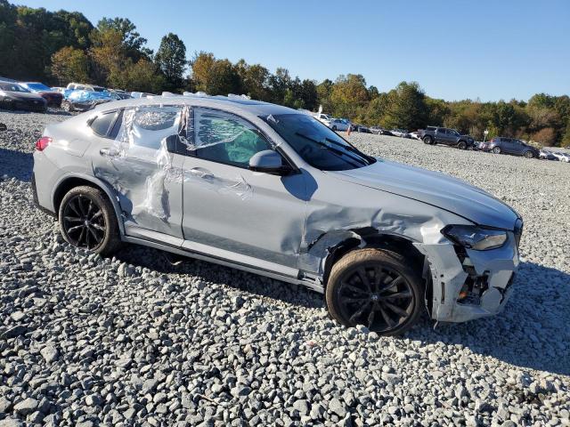 5UX33DT0XR9X06293 - 2024 BMW X4 XDRIVE30I SILVER photo 4