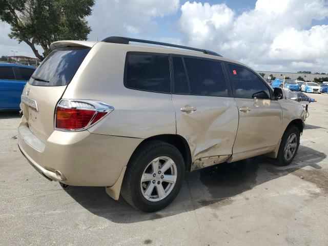 5TDZK3EH4AS013320 - 2010 TOYOTA HIGHLANDER GOLD photo 3