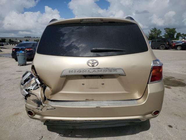 5TDZK3EH4AS013320 - 2010 TOYOTA HIGHLANDER GOLD photo 6