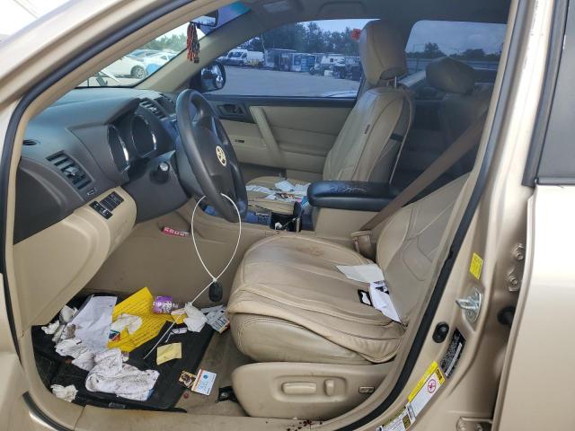 5TDZK3EH4AS013320 - 2010 TOYOTA HIGHLANDER GOLD photo 7