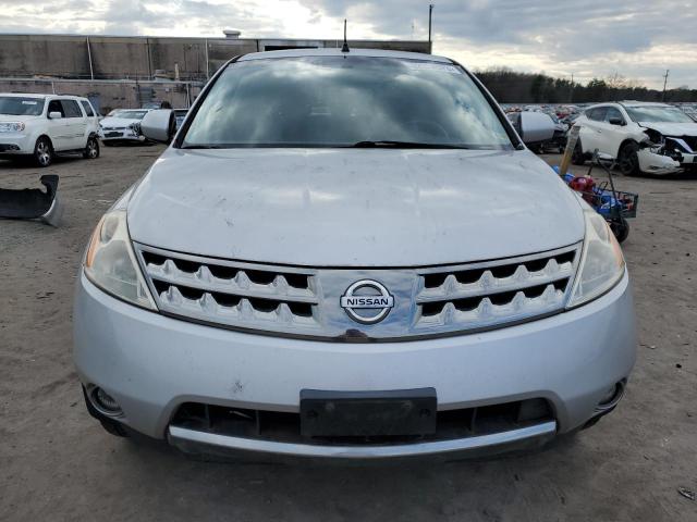 JN8AZ08T37W507303 - 2007 NISSAN MURANO SL SILVER photo 5