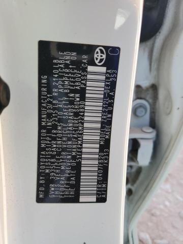 5YFEPMAE6MP224890 - 2021 TOYOTA COROLLA LE Ağ foto 12