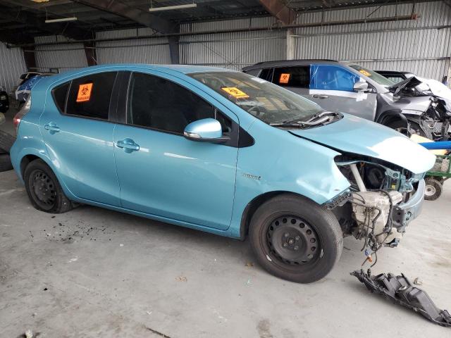 JTDKDTB33D1038747 - 2013 TOYOTA PRIUS C 青绿色 照片 4