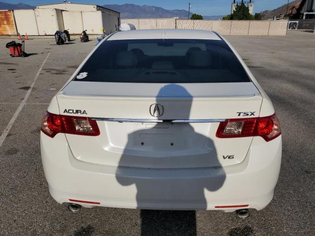 JH4CU4F61BC000139 - 2011 ACURA TSX WHITE photo 6