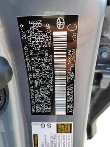 JTDEPRAE5LJ011056 - 2020 TOYOTA COROLLA LE 蓝色 照片 12