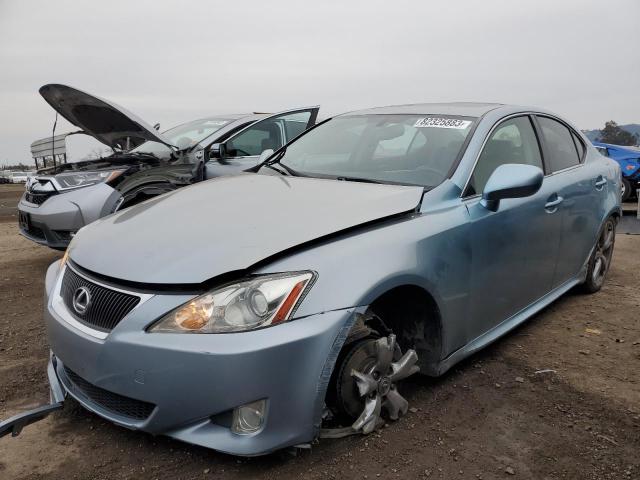 JTHBK262385060083 - 2008 LEXUS IS 250 BLUE photo 1