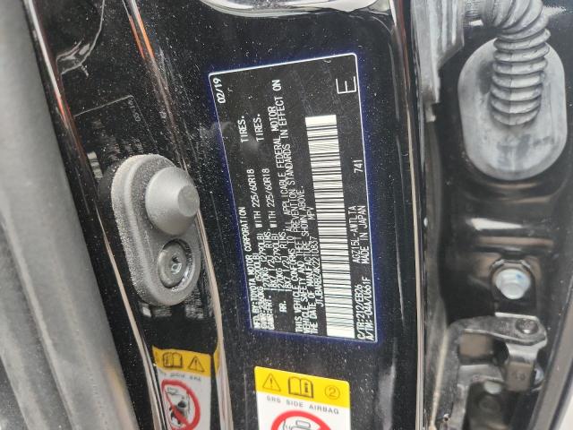 JTJBARBZ4K2210837 - 2019 LEXUS NX 300 BASE Schwarz Foto 12