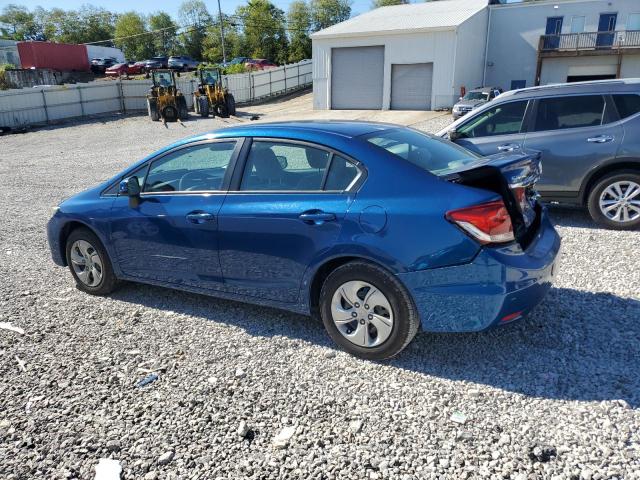 19XFB2F56DE016297 - 2013 HONDA CIVIC LX 蓝色 照片 2