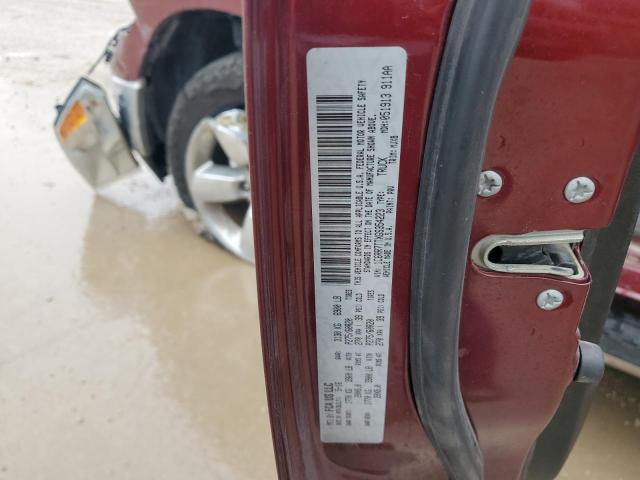 1C6RR7TTXGS354223 - 2016 RAM 1500 SLT RED photo 12