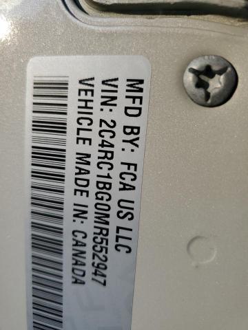 2C4RC1BG0MR552947 - 2021 CHRYSLER PACIFICA TOURING L Ağ foto 13