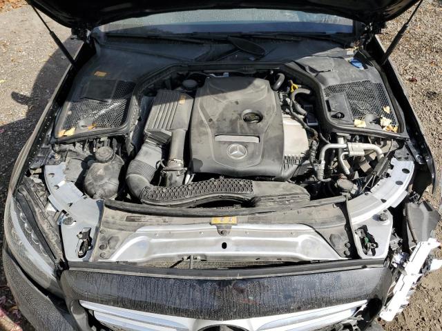 WDDWF4KB6GR150074 - 2016 MERCEDES-BENZ C 300 4MATIC BLACK photo 11