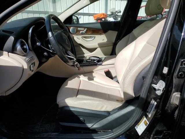 WDDWF4KB6GR150074 - 2016 MERCEDES-BENZ C 300 4MATIC BLACK photo 7