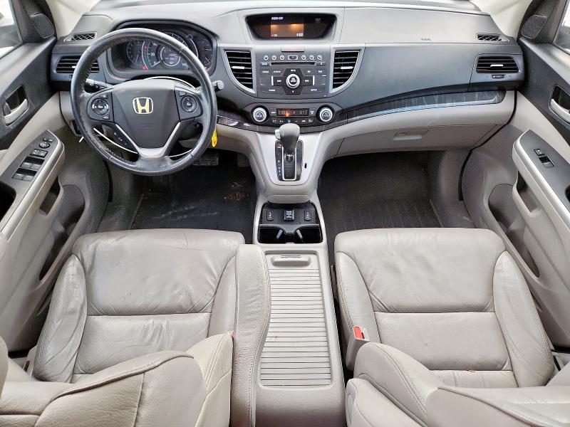 2HKRM4H75DH619612 - 2013 HONDA CR-V EXL BLUE photo 8