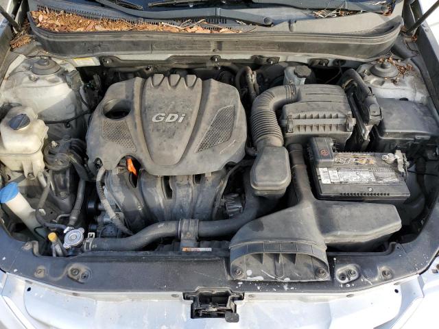 5NPEB4AC7DH571087 - 2013 HYUNDAI SONATA GLS SILVER photo 11