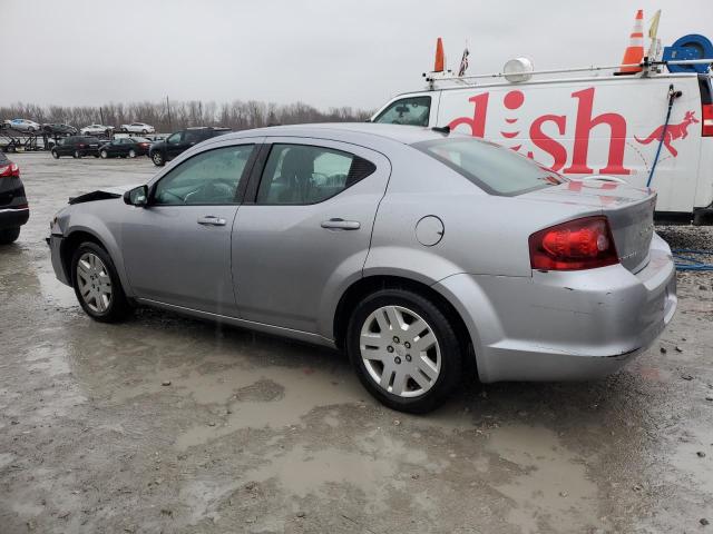 1C3CDZAB9DN530826 - 2013 DODGE AVENGER SE SILVER photo 2