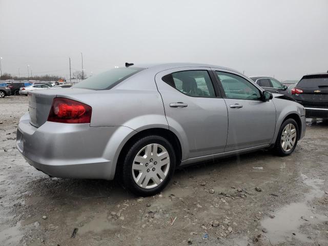 1C3CDZAB9DN530826 - 2013 DODGE AVENGER SE SILVER photo 3