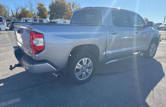 5TFAW5F16EX385014 - 2014 TOYOTA TUNDRA CREWMAX PLATINUM ვერცხლისფერი ფოტო 4