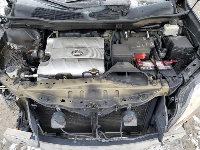 2T2BK1BA4AC048716 - 2010 LEXUS RX 350 BLACK photo 12