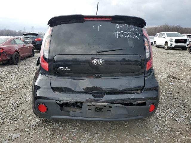 KNDJN2A21K7909229 - 2019 KIA SOUL BLACK photo 6