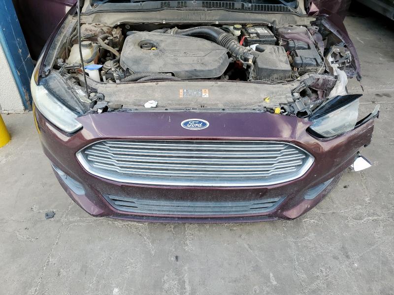 3FA6P0HR7DR361536 - 2013 FORD FUSION SE BURGUNDY photo 11