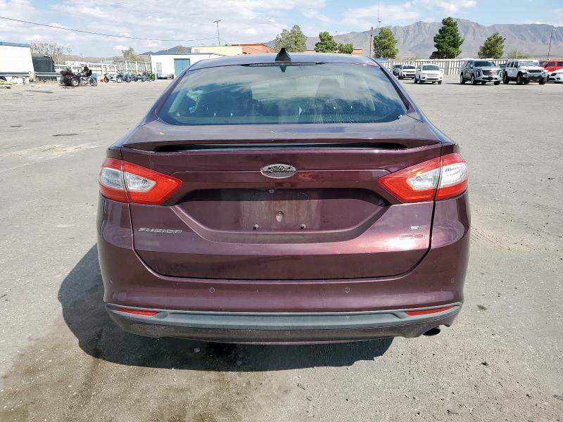 3FA6P0HR7DR361536 - 2013 FORD FUSION SE BURGUNDY photo 6