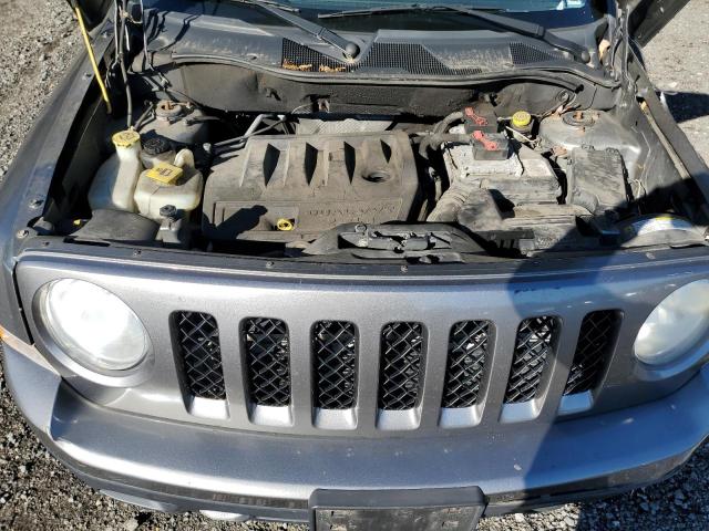 1C4NJPBB3CD615178 - 2012 JEEP PATRIOT SPORT GRAY photo 12