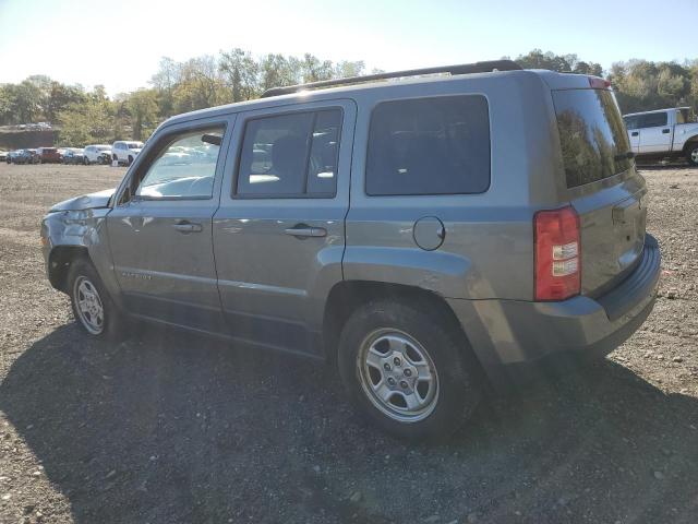 1C4NJPBB3CD615178 - 2012 JEEP PATRIOT SPORT GRAY photo 2