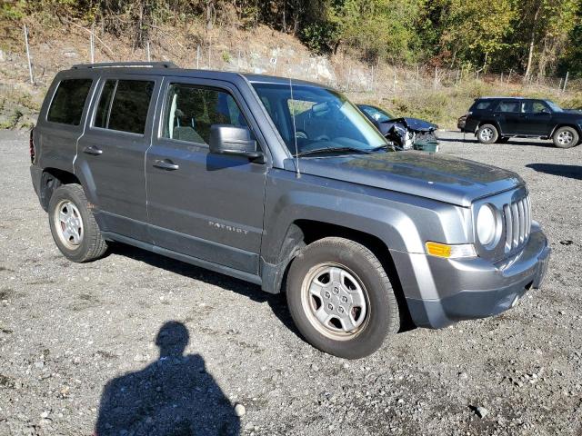 1C4NJPBB3CD615178 - 2012 JEEP PATRIOT SPORT GRAY photo 4