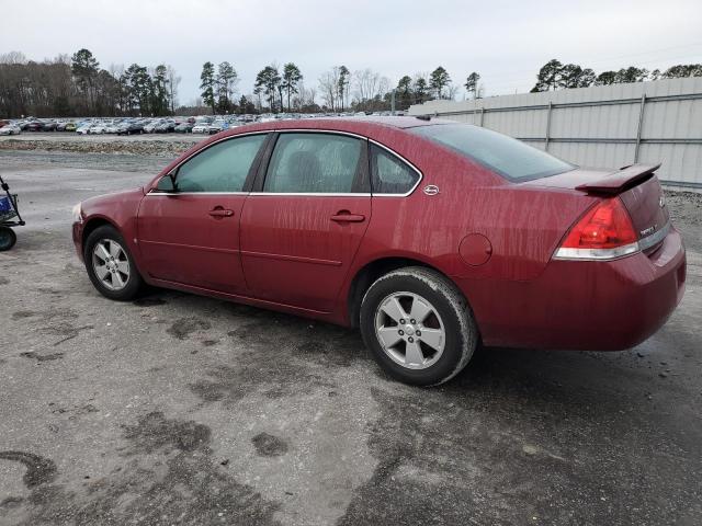 2G1WT58N081351191 - 2008 CHEVROLET IMPALA LT BURGUNDY photo 2