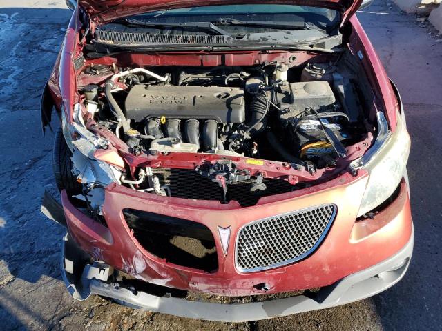 5Y2SM65826Z414948 - 2006 PONTIAC VIBE RED photo 11