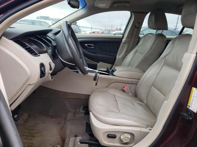 1FAHP2EW1BG143627 - 2011 FORD TAURUS SEL BURGUNDY photo 7