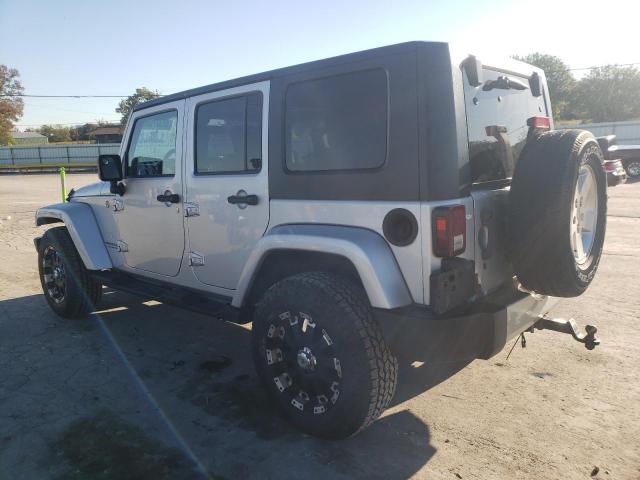 1J8GA59148L544234 - 2008 JEEP WRANGLER U SAHARA SILVER photo 2