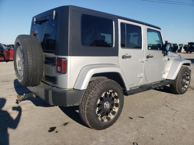1J8GA59148L544234 - 2008 JEEP WRANGLER U SAHARA SILVER photo 3