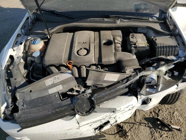 WVWDB7AJ2CW324001 - 2012 VOLKSWAGEN GOLF WHITE photo 11