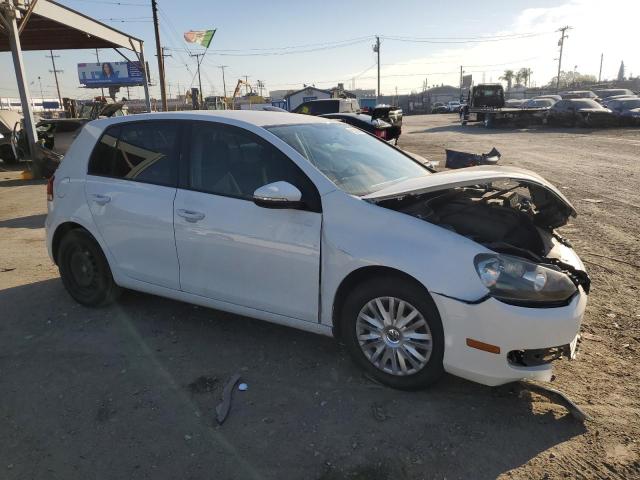 WVWDB7AJ2CW324001 - 2012 VOLKSWAGEN GOLF WHITE photo 4