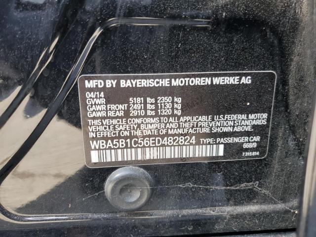 WBA5B1C56ED482824 - 2014 BMW 535 I BLACK photo 12