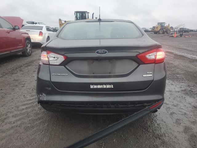 1FA6P0HD6G5100491 - 2016 FORD FUSION SE BLACK photo 6