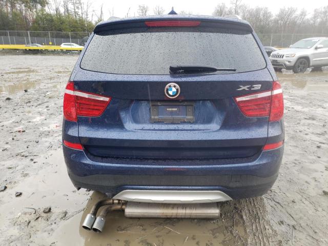 5UXWX9C50G0D65078 - 2016 BMW X3 XDRIVE28I BLUE photo 6