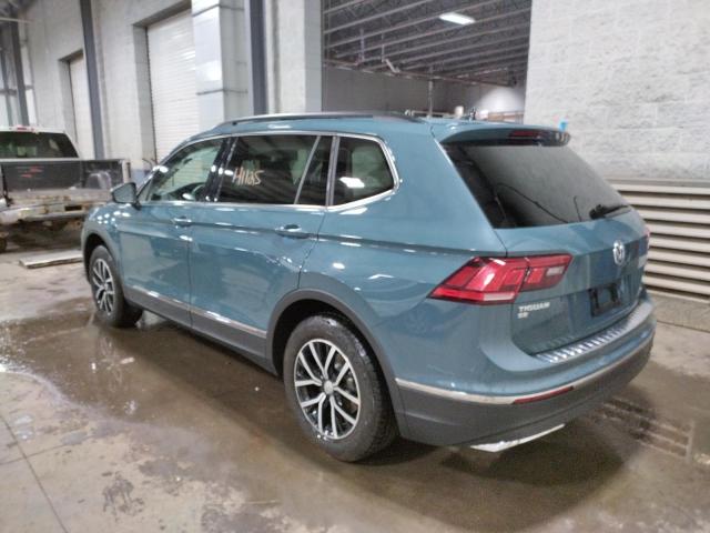 3VV2B7AX8MM094687 - 2021 VOLKSWAGEN TIGUAN SE TEAL photo 2