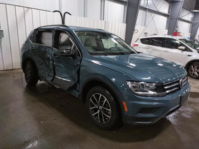 3VV2B7AX8MM094687 - 2021 VOLKSWAGEN TIGUAN SE TEAL photo 4